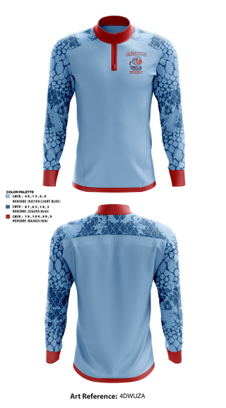 Quarter Zip Jacket, Crismon Rattlers, Women's Basketball, Teamtime, Team time, sublimation, custom sports apparel, team uniforms, spirit wear, spiritwear, sports uniforms, custom shirts, team store, custom team store, fundraiser sports, apparel fundraiser