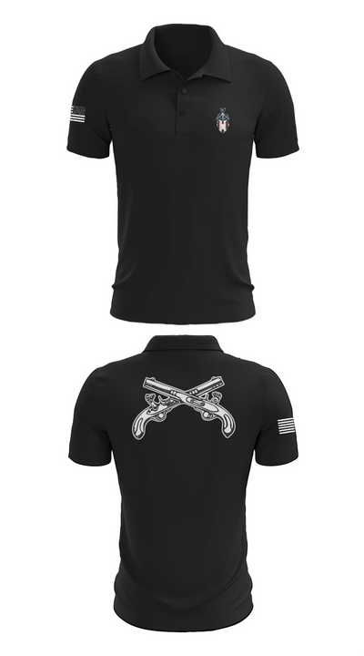 712th MP Co 21611844 Short Sleeve Performance Polo - 27