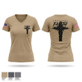 Chaos company Women's Short Sleeve V-neck Shirt - 1