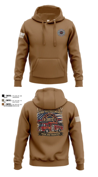 Hoodie, Lake City Fire Department, Fire Department, Teamtime, Team time, sublimation, custom sports apparel, team uniforms, spirit wear, spiritwear, sports uniforms, custom shirts, team store, custom team store, fundraiser sports, apparel fundraiser