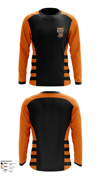 Long Sleeve Performance Shirt, Hoops 4 Hunger, Men's Basketball, Teamtime, Team time, sublimation, custom sports apparel, team uniforms, spirit wear, spiritwear, sports uniforms, custom shirts, team store, custom team store, fundraiser sports, apparel fundraiser