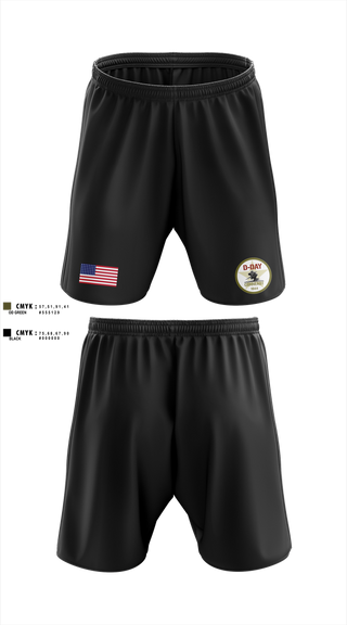 Athletic Shorts With Pockets, D-Day Ohio, Inc, , Teamtime, Team time, sublimation, custom sports apparel, team uniforms, spirit wear, spiritwear, sports uniforms, custom shirts, team store, custom team store, fundraiser sports, apparel fundraiser