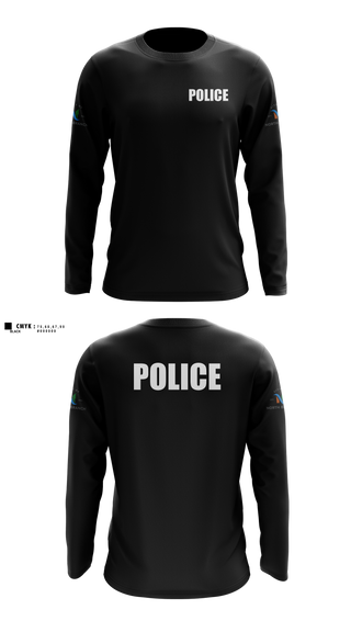 Long Sleeve Performance Shirt, North Branch Police Dept., , Teamtime, Team time, sublimation, custom sports apparel, team uniforms, spirit wear, spiritwear, sports uniforms, custom shirts, team store, custom team store, fundraiser sports, apparel fundraiser