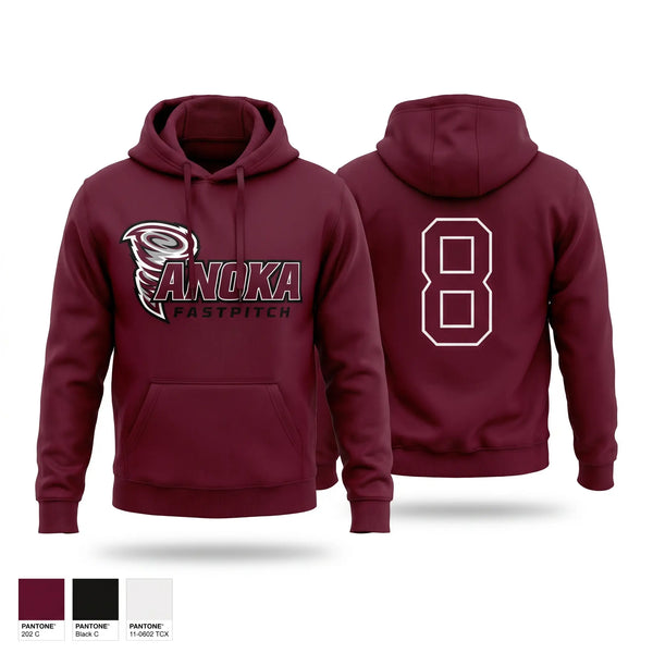Hoodie, Anoka Tornadoes, Softball, Teamtime, Team time, sublimation, custom sports apparel, team uniforms, spirit wear, spiritwear, sports uniforms, custom shirts, team store, custom team store, fundraiser sports, apparel fundraiser