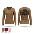 8th MLC Women's Long Sleeve V-neck Shirt - 1