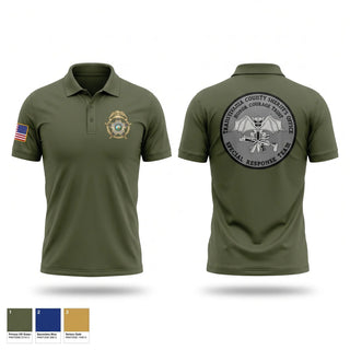 Short Sleeve Performance Polo, Transylvania County Special Response Team, Police, Teamtime, Team time, sublimation, custom sports apparel, team uniforms, spirit wear, spiritwear, sports uniforms, custom shirts, team store, custom team store, fundraiser sports, apparel fundraiser