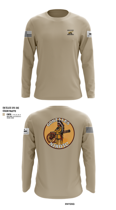 NJROTC Apache Company 29120146 Long Sleeve Performance Shirt 100