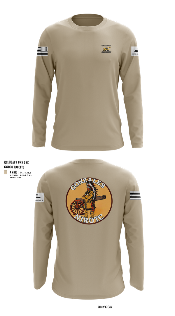 Long Sleeve Performance Shirt, NJROTC Apache Company, , Teamtime, Team time, sublimation, custom sports apparel, team uniforms, spirit wear, spiritwear, sports uniforms, custom shirts, team store, custom team store, fundraiser sports, apparel fundraiser