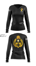 2-5 Cav Lancers Women's Long Sleeve V-neck Shirt - 21