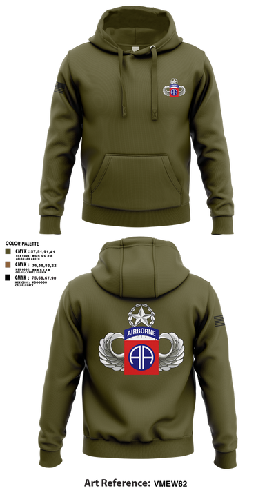 HHC 82nd ABN Division 95821986 Hoodie - 1