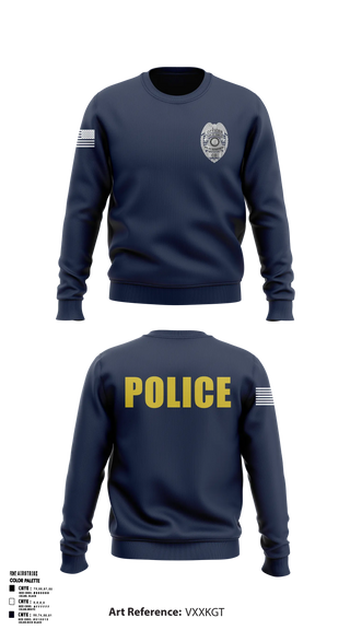 Crew Neck Sweatshirt, Fowler Police Department, Police, Teamtime, Team time, sublimation, custom sports apparel, team uniforms, spirit wear, spiritwear, sports uniforms, custom shirts, team store, custom team store, fundraiser sports, apparel fundraiser