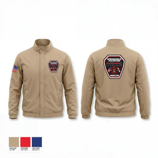 Windbreaker, Springfield Volunteer Fire Dept., Fire Department, Teamtime, Team time, sublimation, custom sports apparel, team uniforms, spirit wear, spiritwear, sports uniforms, custom shirts, team store, custom team store, fundraiser sports, apparel fundraiser