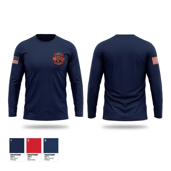 Long Sleeve Performance Shirt, Southmayd Fire Dept., Fire Department, Teamtime, Team time, sublimation, custom sports apparel, team uniforms, spirit wear, spiritwear, sports uniforms, custom shirts, team store, custom team store, fundraiser sports, apparel fundraiser