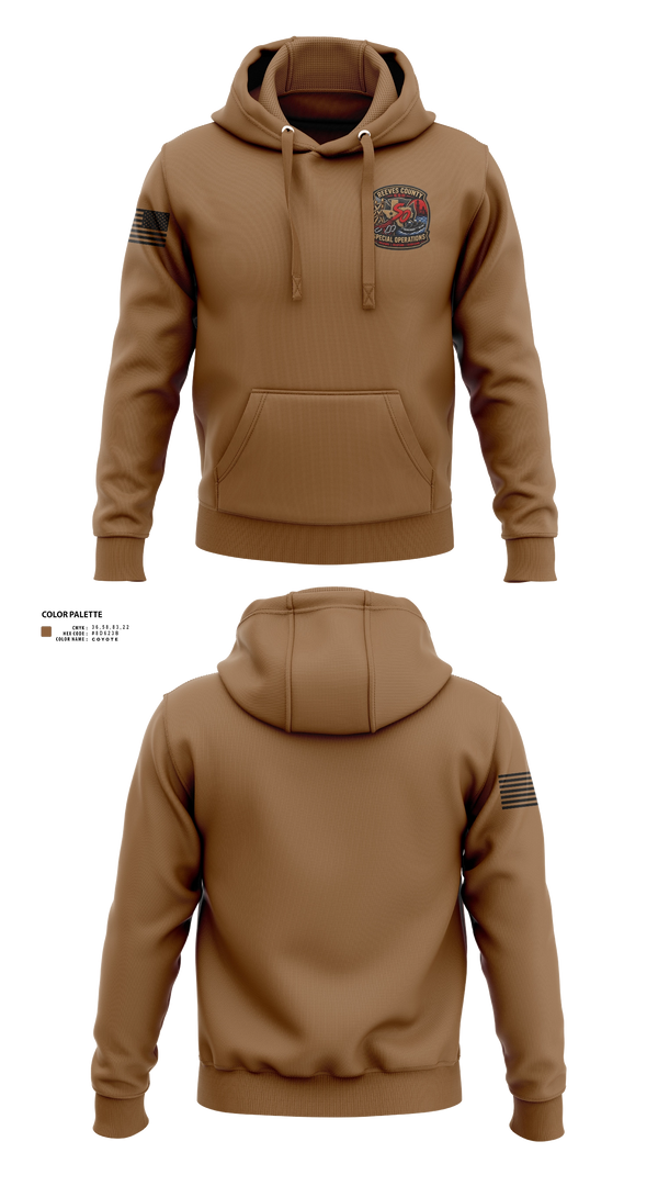 Hoodie, Reeves County ESD 1, Fire Department, Teamtime, Team time, sublimation, custom sports apparel, team uniforms, spirit wear, spiritwear, sports uniforms, custom shirts, team store, custom team store, fundraiser sports, apparel fundraiser
