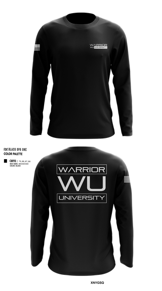 Long Sleeve Performance Shirt, Warrior University, , Teamtime, Team time, sublimation, custom sports apparel, team uniforms, spirit wear, spiritwear, sports uniforms, custom shirts, team store, custom team store, fundraiser sports, apparel fundraiser