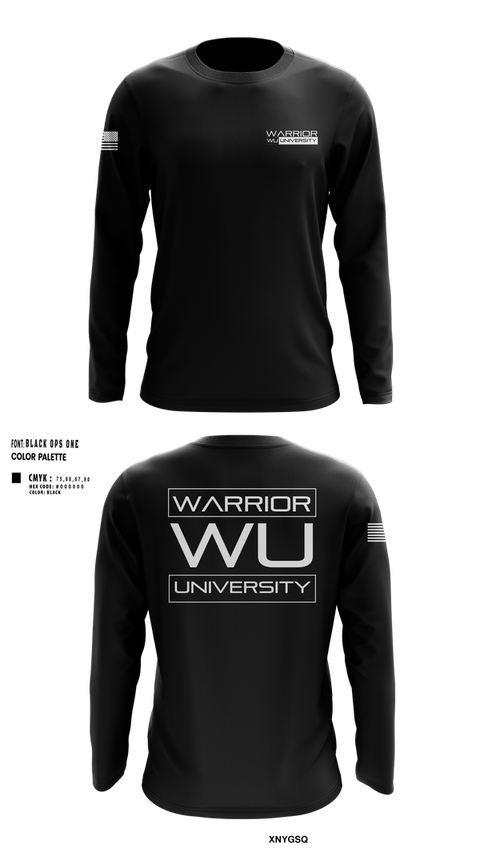 Long Sleeve Performance Shirt, Warrior University, , Teamtime, Team time, sublimation, custom sports apparel, team uniforms, spirit wear, spiritwear, sports uniforms, custom shirts, team store, custom team store, fundraiser sports, apparel fundraiser