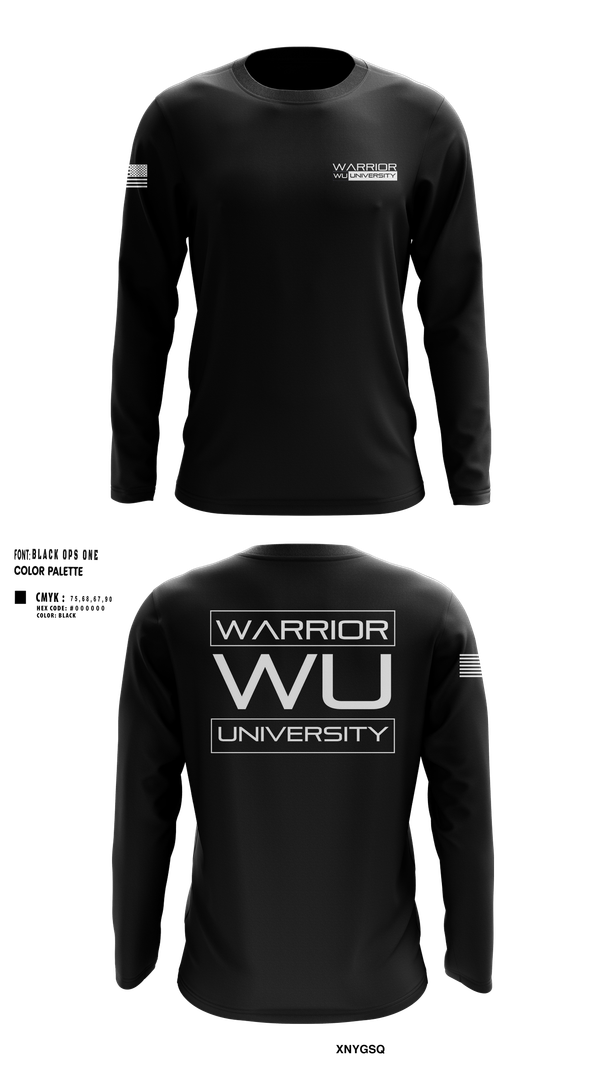 Long Sleeve Performance Shirt, Warrior University, , Teamtime, Team time, sublimation, custom sports apparel, team uniforms, spirit wear, spiritwear, sports uniforms, custom shirts, team store, custom team store, fundraiser sports, apparel fundraiser