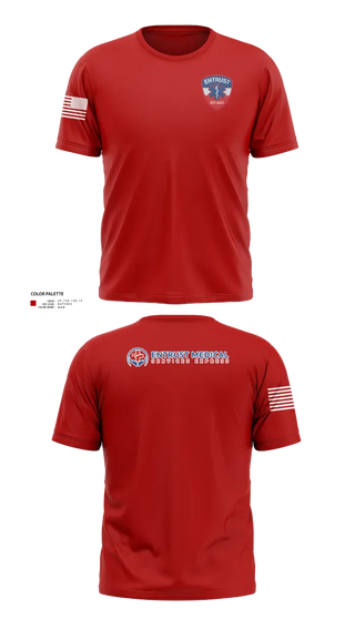 Soft Poly Tee Cotton Like Feel, Entrust Medical Services Express, EMS/EMT, Teamtime, Team time, sublimation, custom sports apparel, team uniforms, spirit wear, spiritwear, sports uniforms, custom shirts, team store, custom team store, fundraiser sports, apparel fundraiser