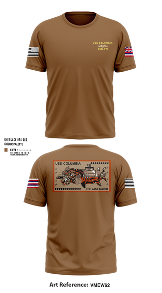 Short Sleeve Performance Shirt, USS Columbia, , Teamtime, Team time, sublimation, custom sports apparel, team uniforms, spirit wear, spiritwear, sports uniforms, custom shirts, team store, custom team store, fundraiser sports, apparel fundraiser