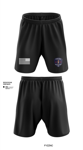 Athletic Shorts With Pockets, Morgantown Police Department, Police, Teamtime, Team time, sublimation, custom sports apparel, team uniforms, spirit wear, spiritwear, sports uniforms, custom shirts, team store, custom team store, fundraiser sports, apparel fundraiser