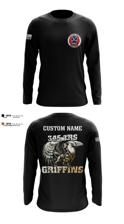 345th TRS 44562231 Long Sleeve Performance Shirt 4