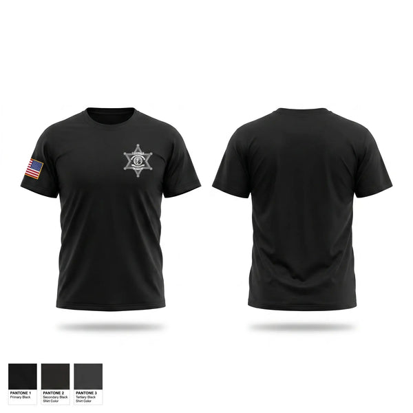 Whatcom County Sheriff’s Office Old School Cotton Feel Shirt - 1