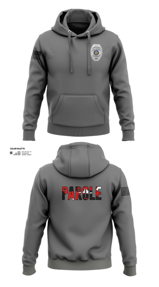 Hoodie, Adult Parole Authority, Police, Teamtime, Team time, sublimation, custom sports apparel, team uniforms, spirit wear, spiritwear, sports uniforms, custom shirts, team store, custom team store, fundraiser sports, apparel fundraiser