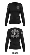 Class #54 78762440 Women's Long Sleeve V-neck Shirt - 37