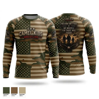 Long Sleeve Performance Shirt, Camel kids 2026, Wrestling, Teamtime, Team time, sublimation, custom sports apparel, team uniforms, spirit wear, spiritwear, sports uniforms, custom shirts, team store, custom team store, fundraiser sports, apparel fundraiser