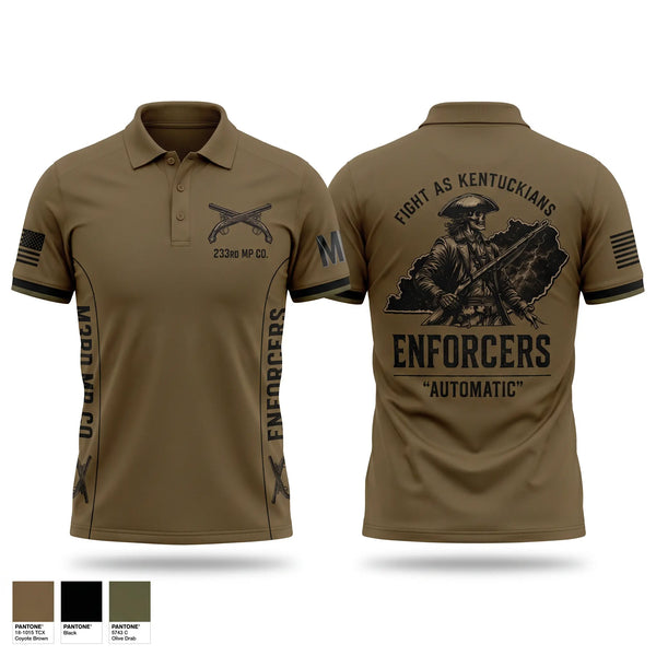 Short Sleeve Performance Polo, 223rd MP Co, National Guard, Teamtime, Team time, sublimation, custom sports apparel, team uniforms, spirit wear, spiritwear, sports uniforms, custom shirts, team store, custom team store, fundraiser sports, apparel fundraiser