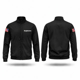 Windbreaker, Explorers, Police, Teamtime, Team time, sublimation, custom sports apparel, team uniforms, spirit wear, spiritwear, sports uniforms, custom shirts, team store, custom team store, fundraiser sports, apparel fundraiser