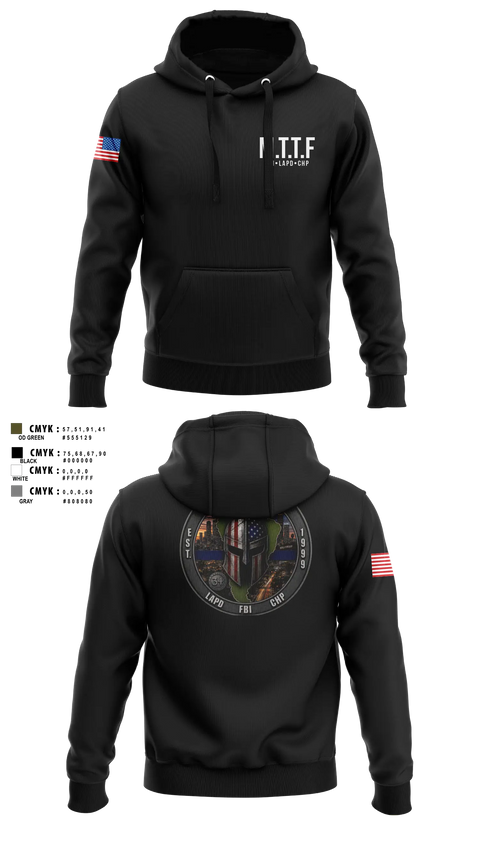 Hoodie, Major Theft Task Force, Police, Teamtime, Team time, sublimation, custom sports apparel, team uniforms, spirit wear, spiritwear, sports uniforms, custom shirts, team store, custom team store, fundraiser sports, apparel fundraiser