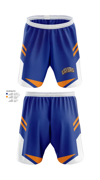 Athletic Shorts With Pockets, Old Town Gators, , Teamtime, Team time, sublimation, custom sports apparel, team uniforms, spirit wear, spiritwear, sports uniforms, custom shirts, team store, custom team store, fundraiser sports, apparel fundraiser