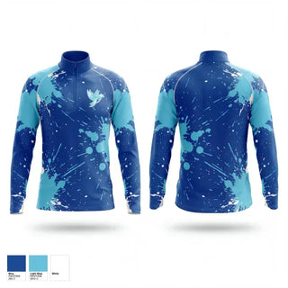 Quarter Zip Jacket, Mercer Island Bluebirds, Track & Field, Teamtime, Team time, sublimation, custom sports apparel, team uniforms, spirit wear, spiritwear, sports uniforms, custom shirts, team store, custom team store, fundraiser sports, apparel fundraiser