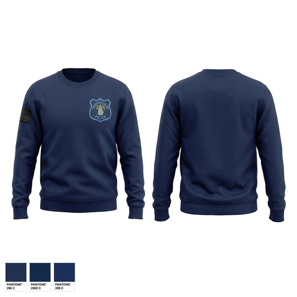 Crew Neck Sweatshirt, Westbrook Police, Police, Teamtime, Team time, sublimation, custom sports apparel, team uniforms, spirit wear, spiritwear, sports uniforms, custom shirts, team store, custom team store, fundraiser sports, apparel fundraiser