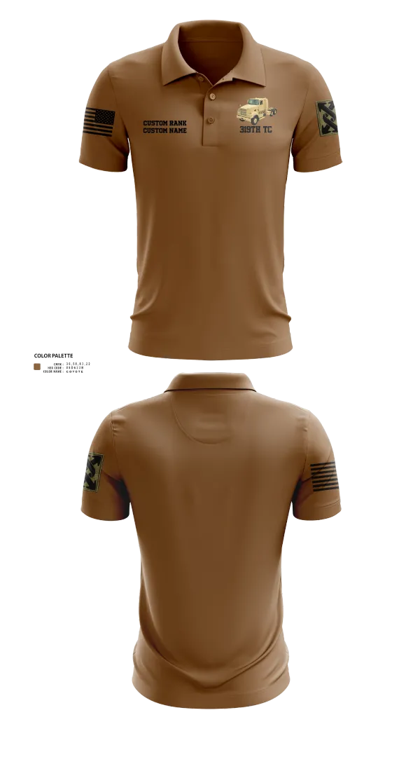Short Sleeve Performance Polo, 319th TC, , Teamtime, Team time, sublimation, custom sports apparel, team uniforms, spirit wear, spiritwear, sports uniforms, custom shirts, team store, custom team store, fundraiser sports, apparel fundraiser