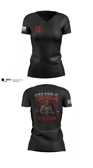 Womens Short Sleeve Vneck Shirt, 62D Bravo, Army, Teamtime, Team time, sublimation, custom sports apparel, team uniforms, spirit wear, spiritwear, sports uniforms, custom shirts, team store, custom team store, fundraiser sports, apparel fundraiser