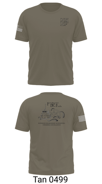Naval Submarine Support Facility Short Sleeve Performance Shirt - 72