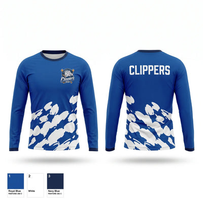Centennial Clippers Long Sleeve Performance Shirt 1