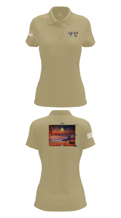 NAVSTA MAYPORT SECURITY 9551014 Women's Short Sleeve Performance Polo  - 90