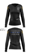 Cincinnati Police Canine Unit 49212857 Women's Long Sleeve V-neck Shirt - 21