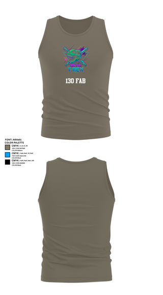 Tank Top, 130 FAB, Army, Teamtime, Team time, sublimation, custom sports apparel, team uniforms, spirit wear, spiritwear, sports uniforms, custom shirts, team store, custom team store, fundraiser sports, apparel fundraiser