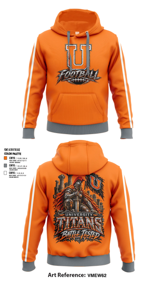 Hoodie, University Titans, Police, Teamtime, Team time, sublimation, custom sports apparel, team uniforms, spirit wear, spiritwear, sports uniforms, custom shirts, team store, custom team store, fundraiser sports, apparel fundraiser