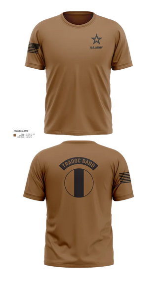 Old School Cotton Feel Shirt, TRADOC Band, , Teamtime, Team time, sublimation, custom sports apparel, team uniforms, spirit wear, spiritwear, sports uniforms, custom shirts, team store, custom team store, fundraiser sports, apparel fundraiser