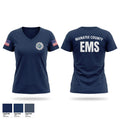 Manatee County EMS Women's Short Sleeve V-neck Shirt - 1