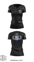 1-143rd airborne infantry regiment 54529572 Women's Short Sleeve V-neck Shirt - 103