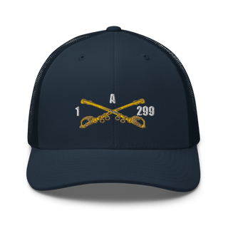 A Troop, 1st squadron-299th Calvary Regiment 70291790 Retro Trucker Hat | Yupoong 6606