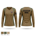 C-Co 2/7 Cav Women's Long Sleeve V-neck Shirt - 1