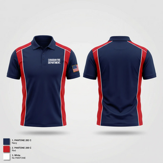 Short Sleeve Performance Polo, Canadian Volunteer Fire Department, Fire Department, Teamtime, Team time, sublimation, custom sports apparel, team uniforms, spirit wear, spiritwear, sports uniforms, custom shirts, team store, custom team store, fundraiser sports, apparel fundraiser