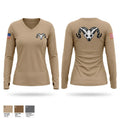 C.Co 2-156 17478442 Women's Long Sleeve V-neck Shirt - 1